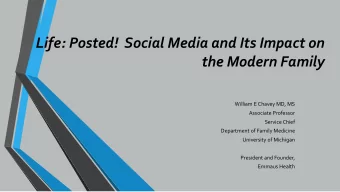 William E Chavey MD, MS  Associate Professor  Service Chief  Department of Family Medicine