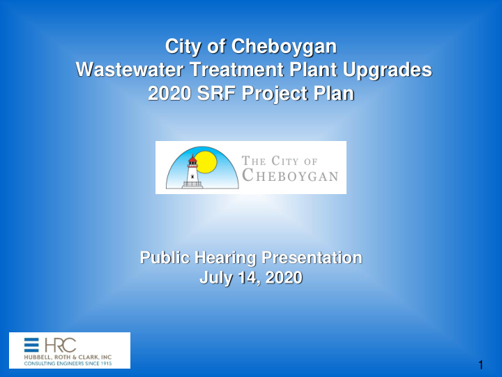 wastewater treatment plant upgrades