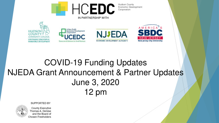 covid 19 funding updates
