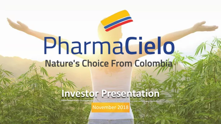 investor presentation