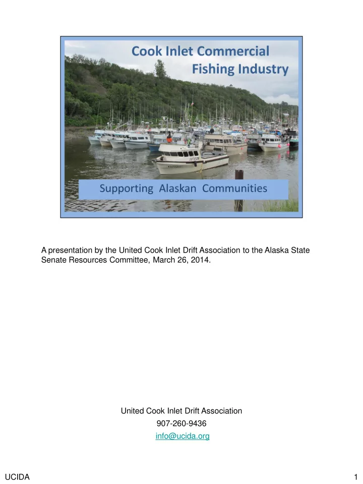 united cook inlet drift association 907 260 9436 info
