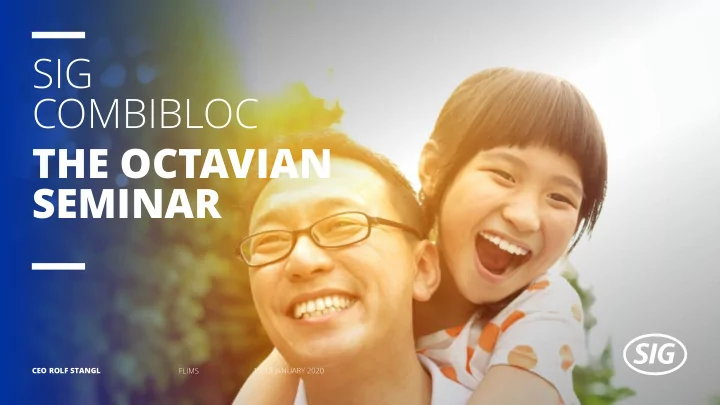 combibloc the octavian seminar