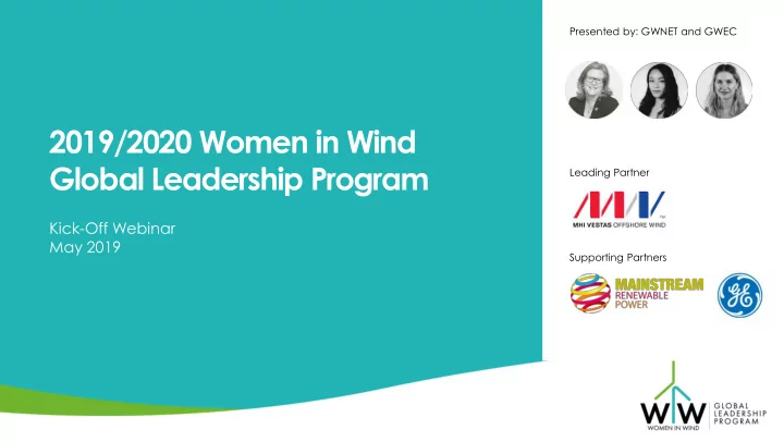 global leadership program
