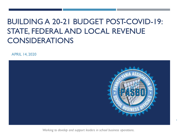 state federal and local revenue