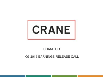 Forward-Looking Statements - Disclaimer The information in this presentation includes forward