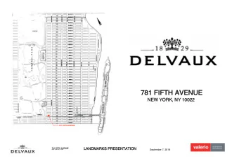 781 FIFTH AVEN  AVENUE  NEW  EW YO  YORK,  K, NY  Y 10022  781 FIFTH AVENUE  LAN  ANDMAR  MARKS  KS