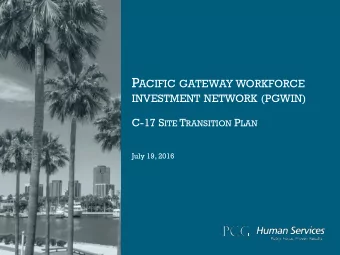 Agenda  Introductions  Regional Background    Project Overview    Projected Outcomes