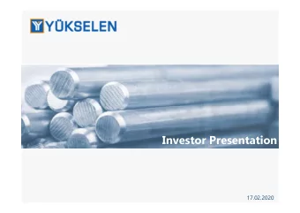 Investor Presentation  17.02.2020  IPO &amp; Use of IPO Revenue  14.11.2019 Dated IPO Revenues = TL