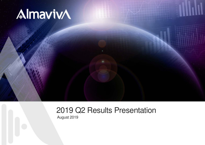 2019 q2 results presentation