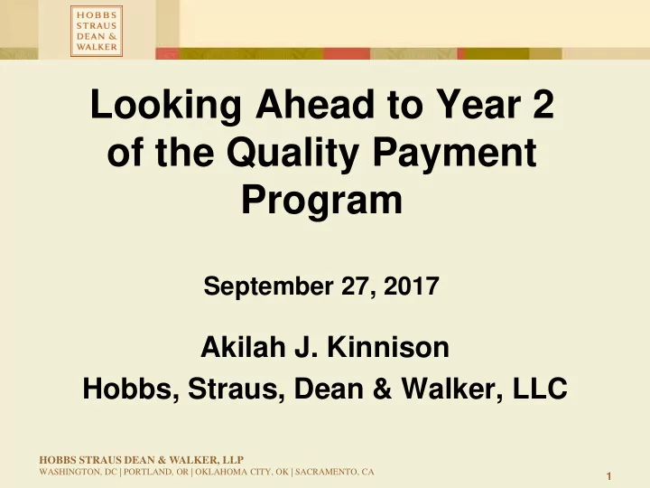 looking ahead to year 2