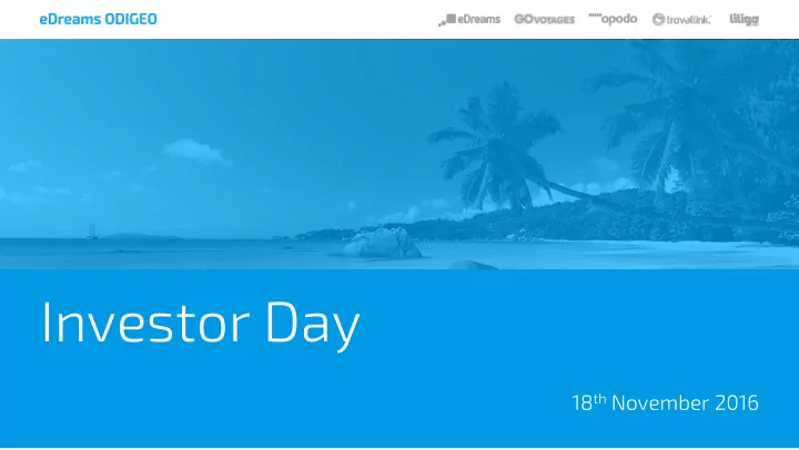 investor day