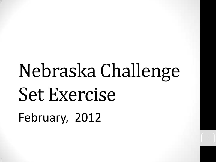 nebraska challenge set exercise