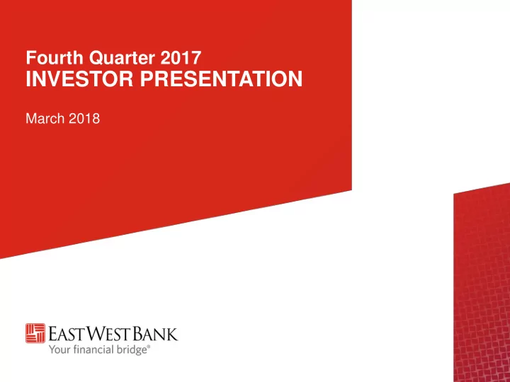 investor presentation