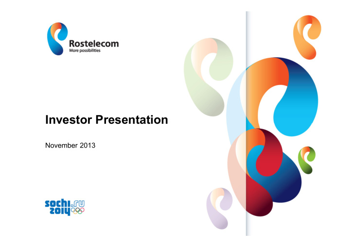 investor presentation