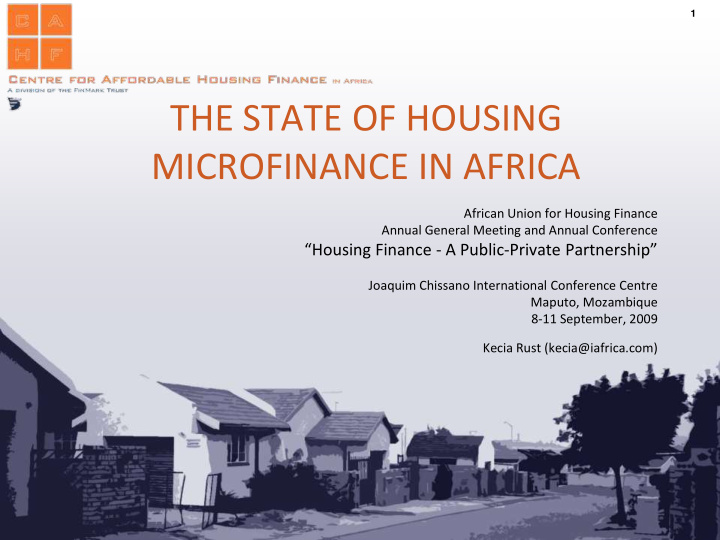 microfinance in africa
