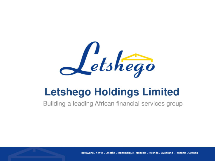 letshego holdings limited