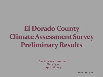 Sue Ann Van Dermyden  Mary Egan  April 28, 2014  13-0401 7B 1 of 19  Review Respectful Workplace