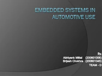 perform a dedicated narrow range of functions as  part of large systems.  An embedded system is
