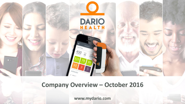 company overview october 2016