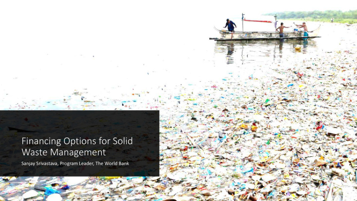 financing options for solid waste management