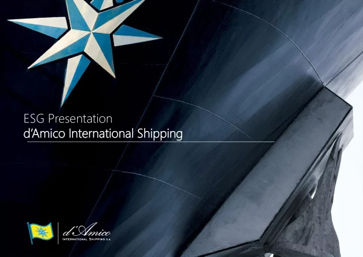 d amico international shipping dis core values