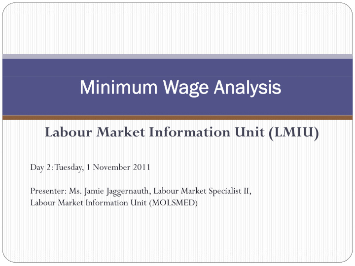 minimum w minimum wage analysis ge analysis