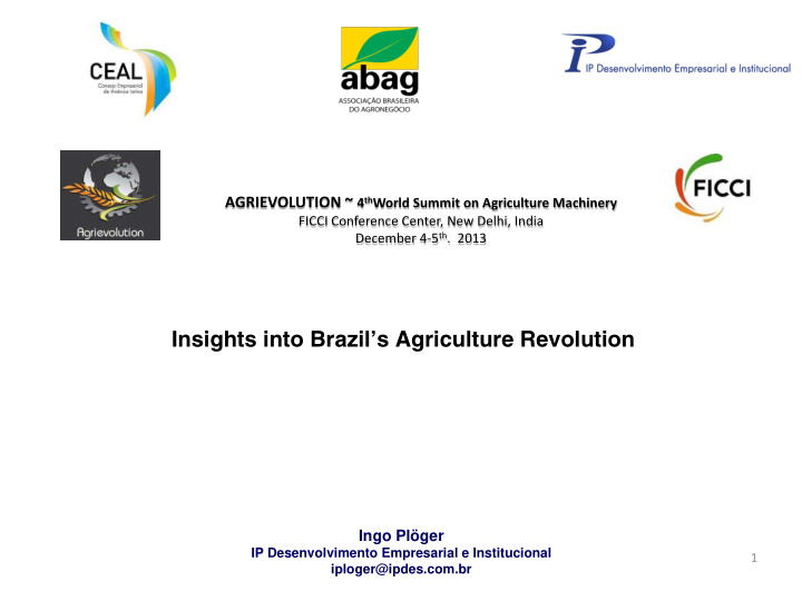 insights into brazil s agriculture revolution