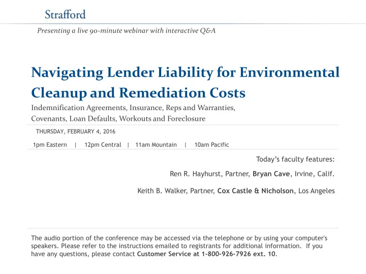 cleanup and remediation costs