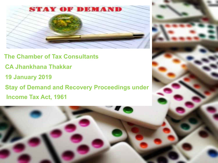 the chamber of tax consultants ca jhankhana thakkar 19