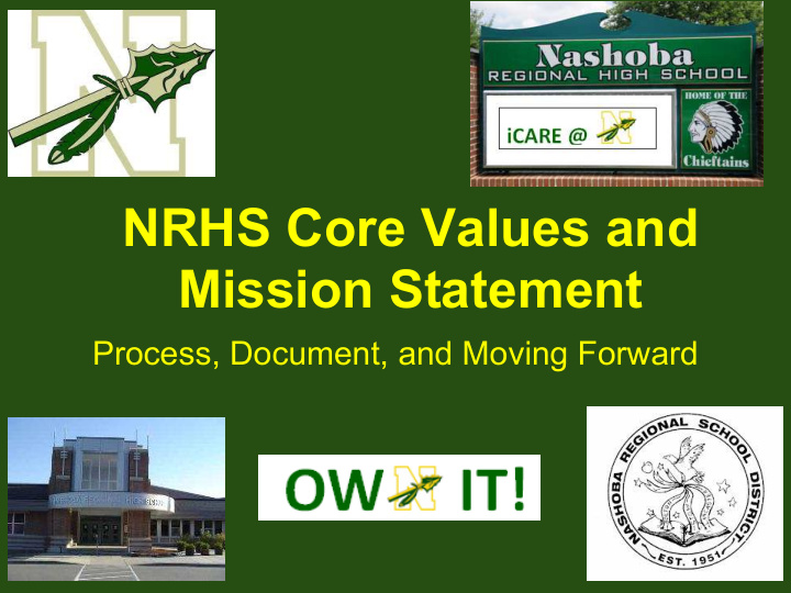 nrhs core values and mission statement