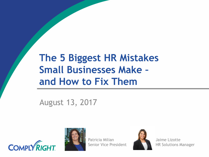 the 5 biggest hr mistakes small businesses make and how