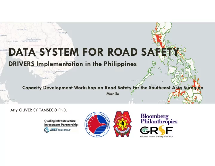 data system for road safety