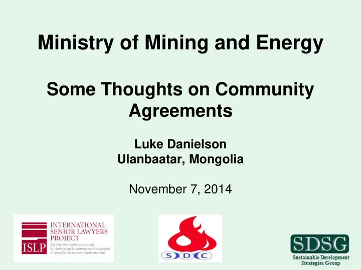 some thoughts on community agreements luke danielson