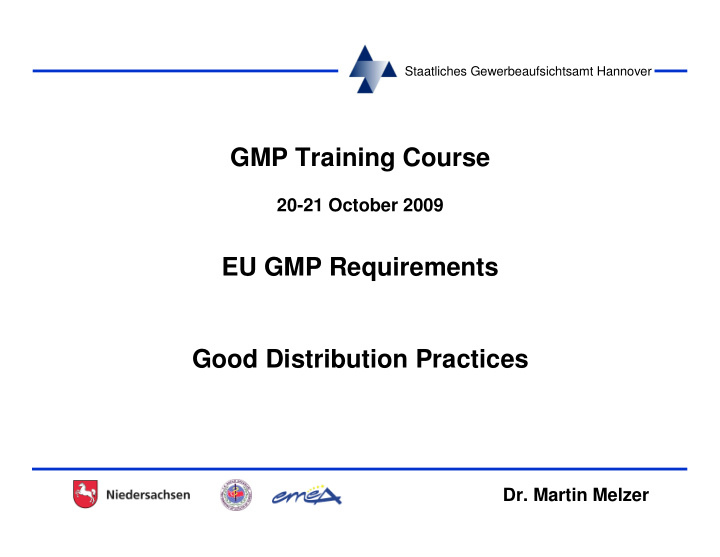 gmp training course