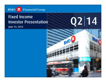 Q2 14  Investor Presentation  June 13, 2014  Forward Looking Statements &amp; Non-GAAP Measures
