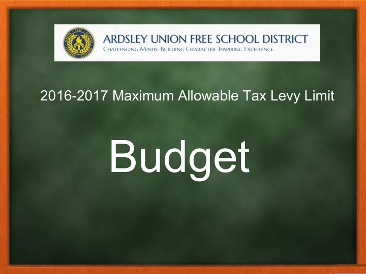 budget property tax cap chapter 97 of the laws of 2011