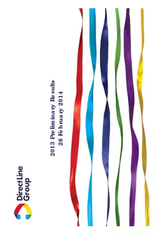 y Re sults  e brua ry 2014  e liminar  26 F  2013 Pr  Age nda and pr  e se nte r  s  Ke y me ssa g