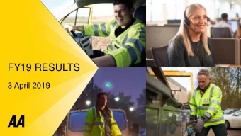 FY19 RESULTS  3 April 2019  DEFINITIONS  The following definitions apply throughout  Trading EBITDA