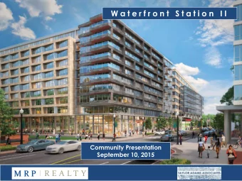 M R P  R E A L T Y  Development Team  M R P  R E A L T Y  2  MRP Firm Overview  An experienced