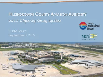 Presentation Outline  Project Team  Study Background  Disparity Results  Anecdotal