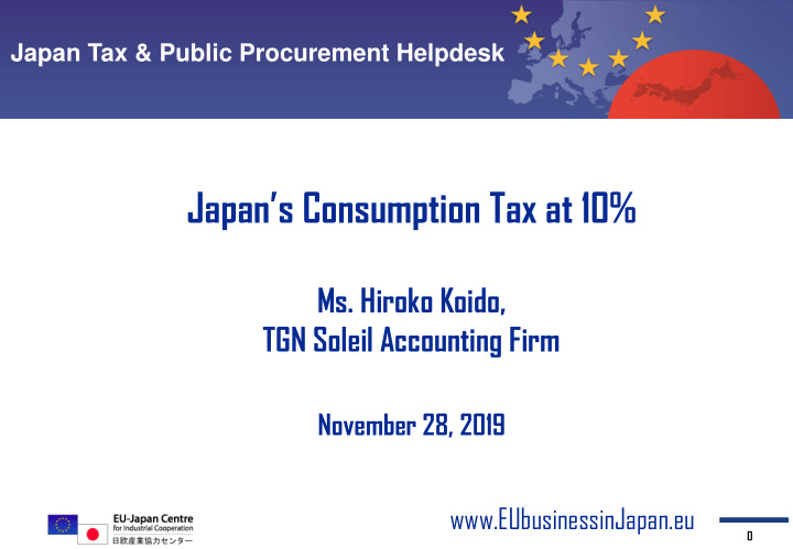 japan s consumption tax at 10