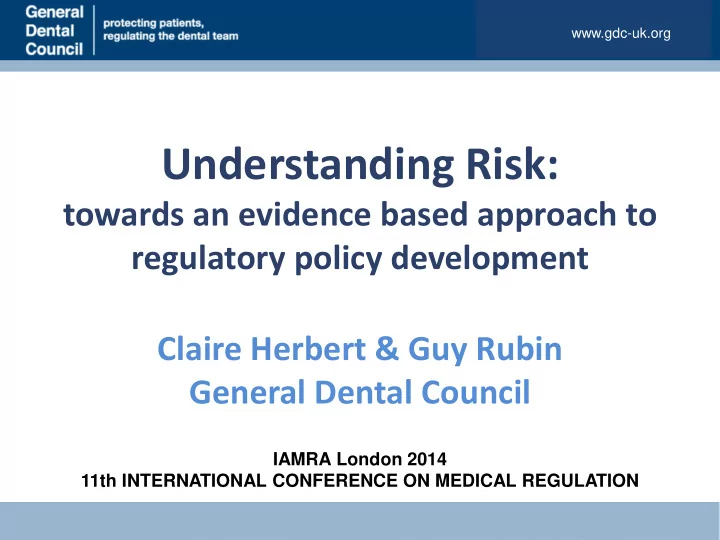understanding risk
