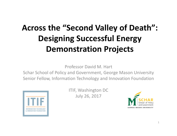 across the second valley of death designing successful