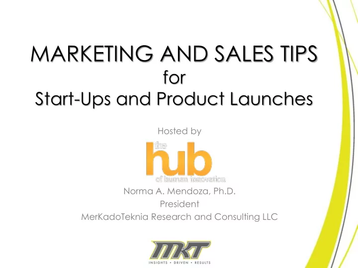 marketing and sales tips