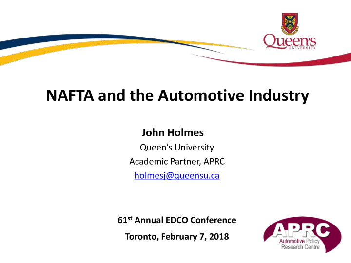 nafta and the automotive industry