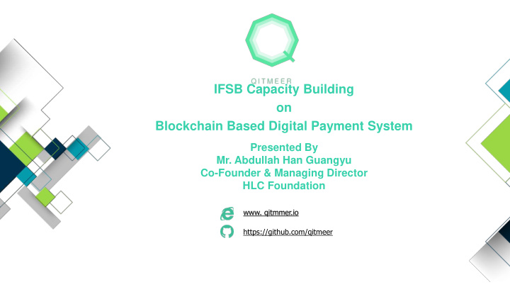 ifsb capacity building on blockchain based digital