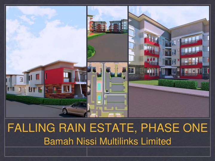 falling rain estate phase one