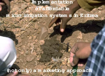 I  m pl  em ent  at  i  on  of  af  f  or  dabl  e  m i  cr  o  i  r  r  i  gat  i  on  syst  em s