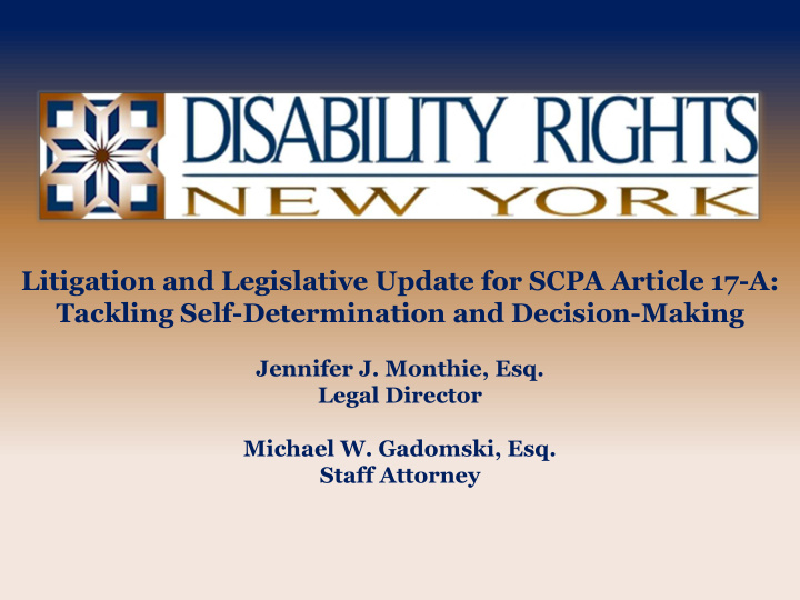 litigation and legislative update for scpa article 17 a