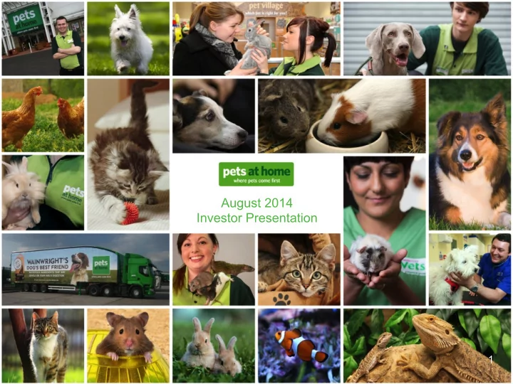 august 2014 investor presentation